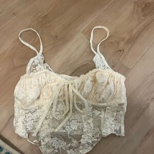 Lace Crop Tank Top